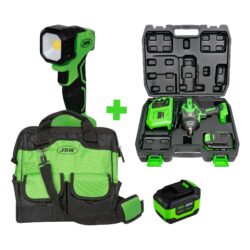 Conjunto JBM com Chave de Impacto 1/2″ e Bateria 6,0Ah