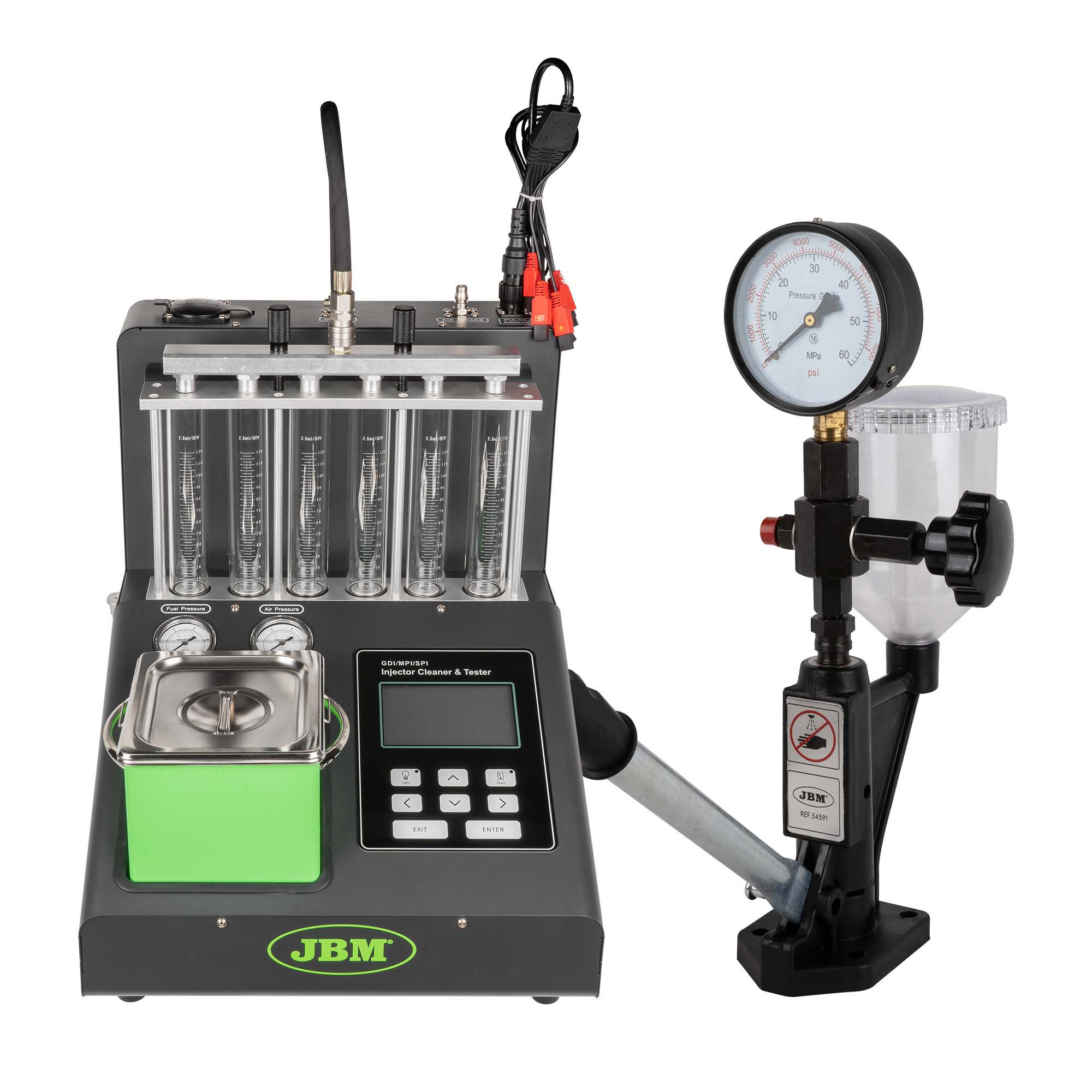 Comprovador de Injetores Diesel e Limpador GDI/EFI JBM