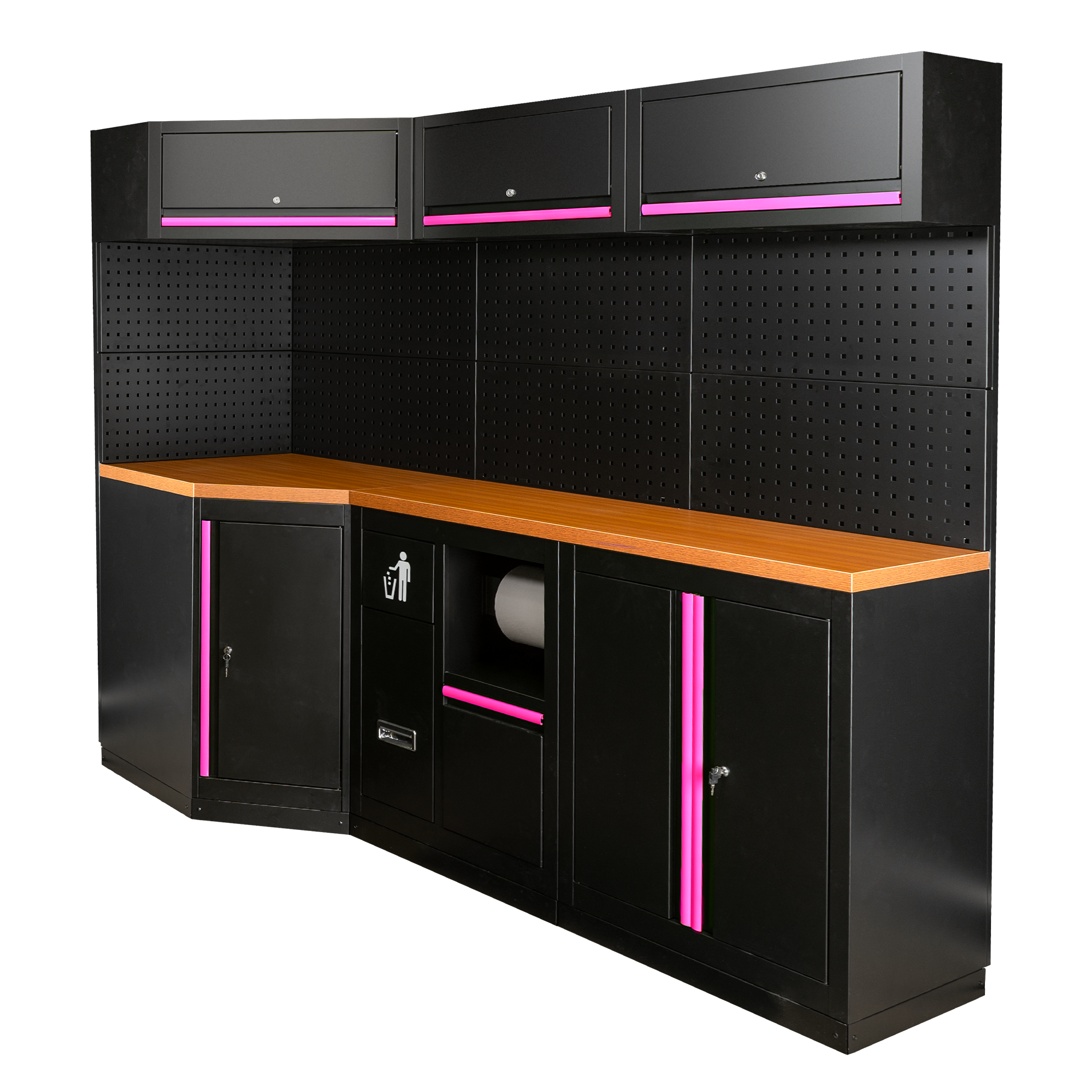Conjunto de Mobiliário Modular JBM 22 Peças em Aço e MDF