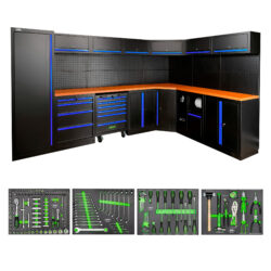 Conjunto de Mobiliário Modular de Oficina JBM 43 Peças 3440x2160x1950mm