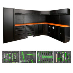 Conjunto de Mobiliário Modular de Oficina 43 Peças JBM