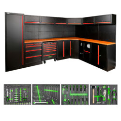 Conjunto de Mobiliário Modular de Oficina JBM 43 Peças 3440x2160x1950mm