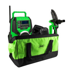 Pack Mini Serra JBM 12V com Rádio, Bateria Li-Ion 2,0Ah, Carregador 12V e Bolsa