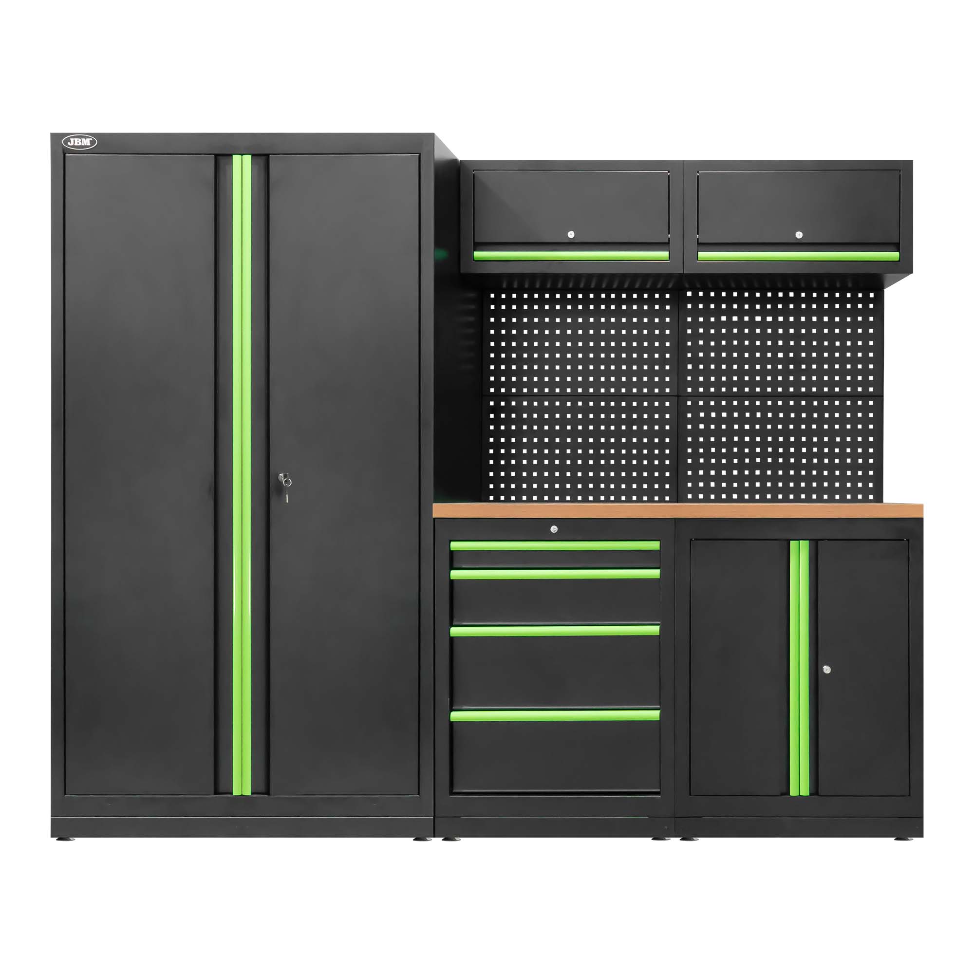 Conjunto de Mobiliário Modular de Oficina 13 Peças JBM 2410x620x1950mm