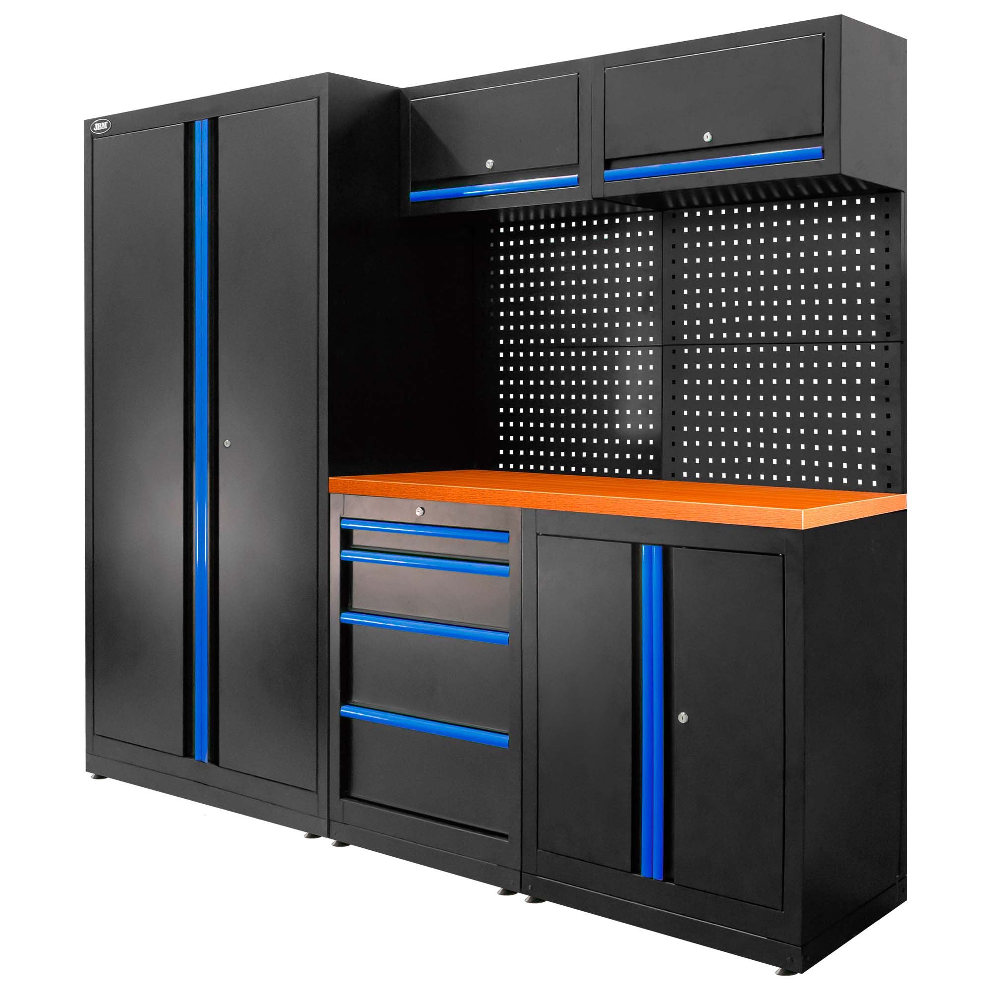 Conjunto de Mobiliário Modular de Oficina JBM 13 Peças 2410x620x1950mm