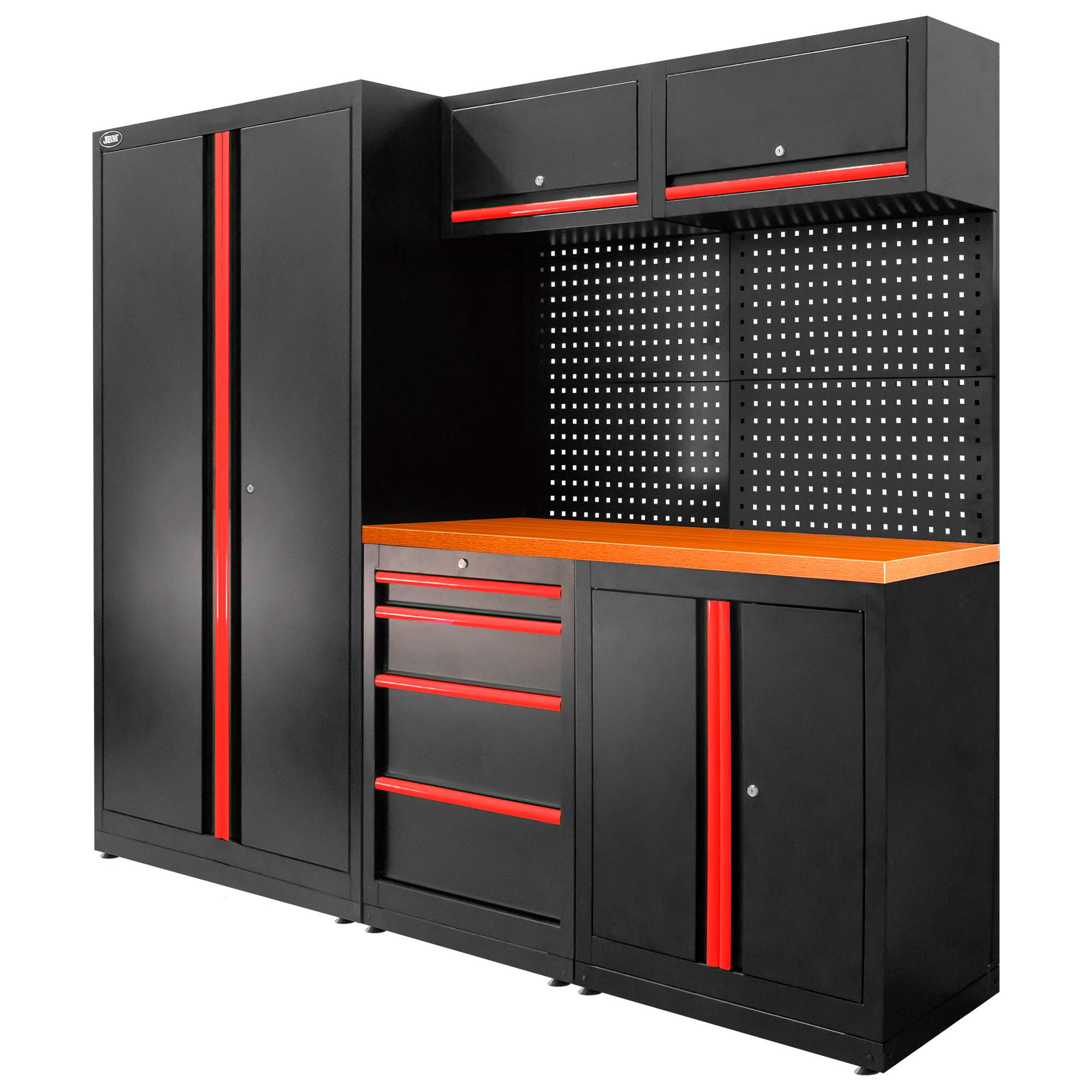 Conjunto de Móveis Modulares JBM 13 Peças MDF e Aço