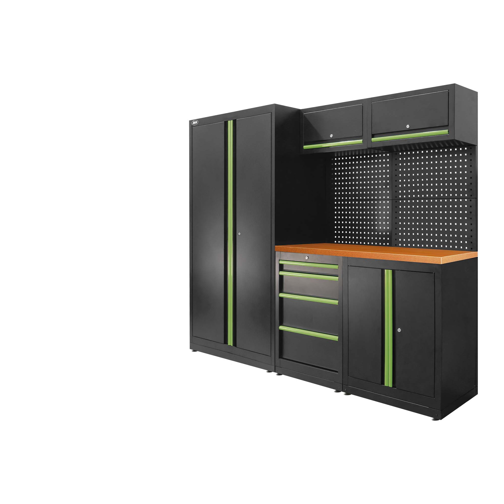 Conjunto de Mobiliário Modular de Oficina 13 Peças JBM 2410x620x1950mm