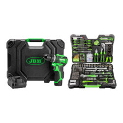 Kit Berbequim Percutor JBM 12V com Mala de Ferramentas 302 Peças