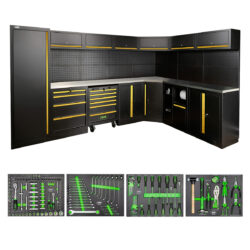 Conjunto de Mobiliário Modular de Oficina JBM 43 Peças 3440x2160x1950mm