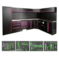 Conjunto de Mobiliário Modular JBM 43 Peças Inox e Aço
