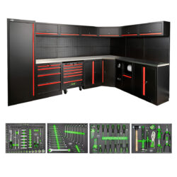 Conjunto de Mobiliário Modular de Oficina JBM 43 Peças