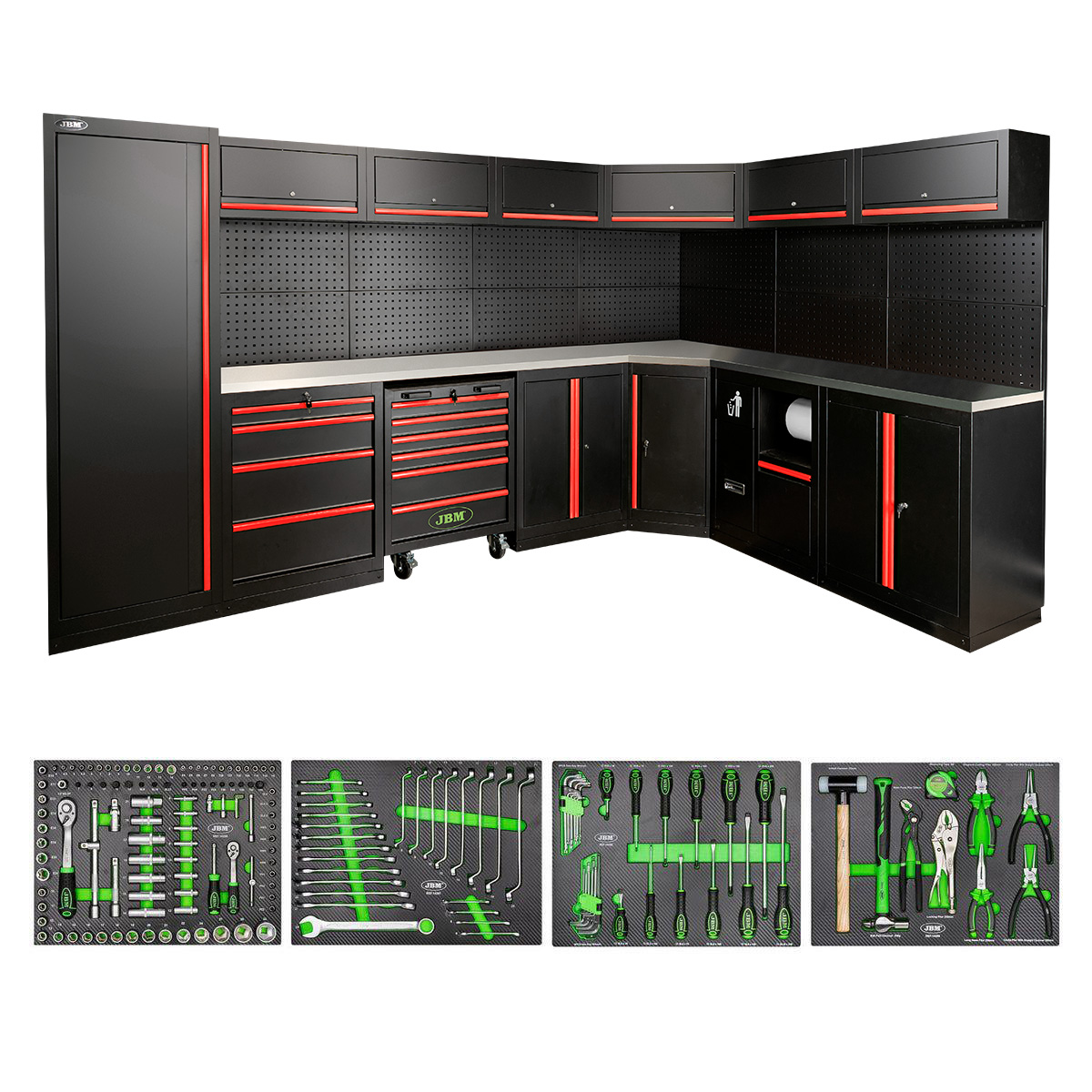 Conjunto de Mobiliário Modular de Oficina JBM 43 Peças Conjunto de Mobiliário Modular de Oficina JBM 43 Peças