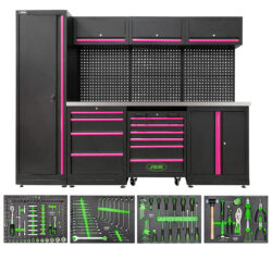 Conjunto de Mobiliário Modular JBM 18 Peças 2640x500x1950mm
