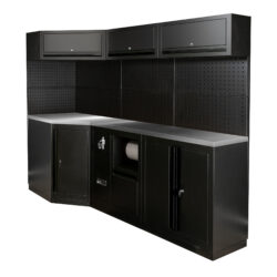 Conjunto de Móveis Modulares JBM 22 Peças Inox/Aço