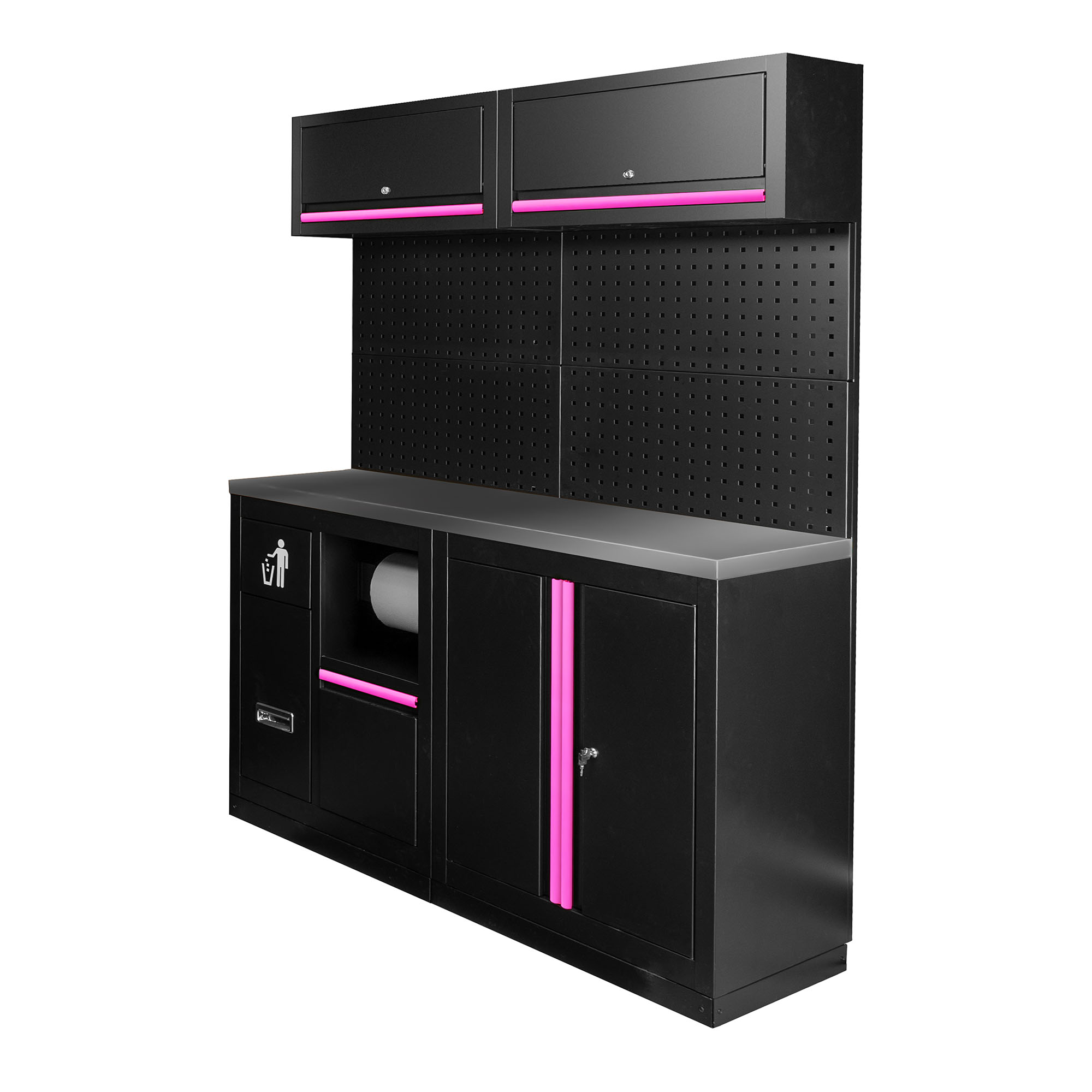 Conjunto de Móveis Modulares 12 Peças JBM 1360x500x1950mm Aço Inoxidável