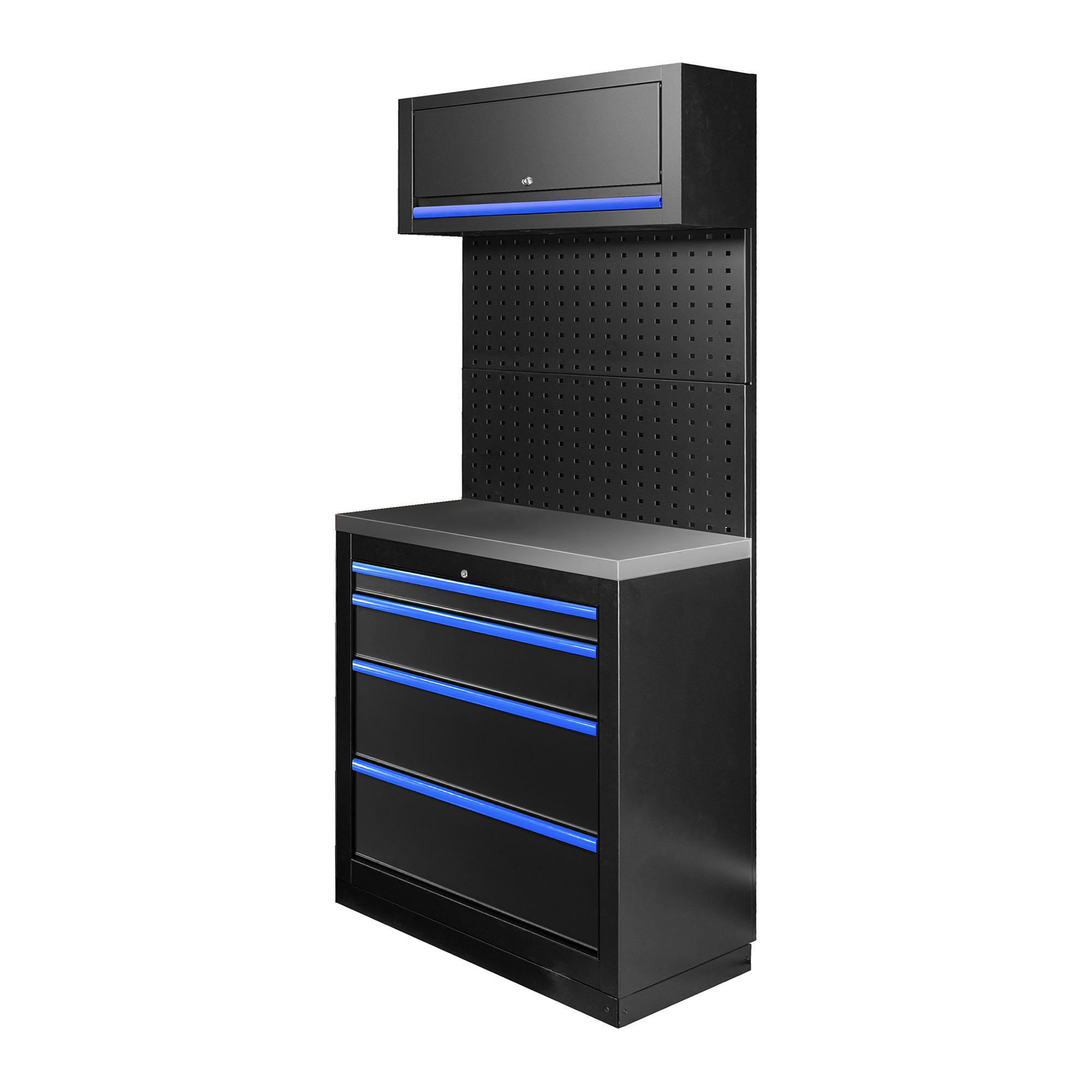 Conjunto de Móveis Modulares JBM 7 Peças Inox/Aço 680x500x1950mm