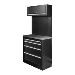 Conjunto de Móveis Modulares de Oficina 7 Peças JBM Inox/Aço