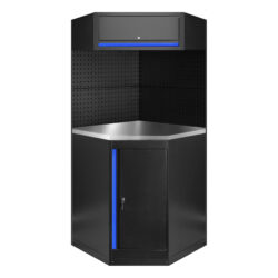 Conjunto de Mobiliário Modular de Oficina JBM 11 Peças Inox e Aço