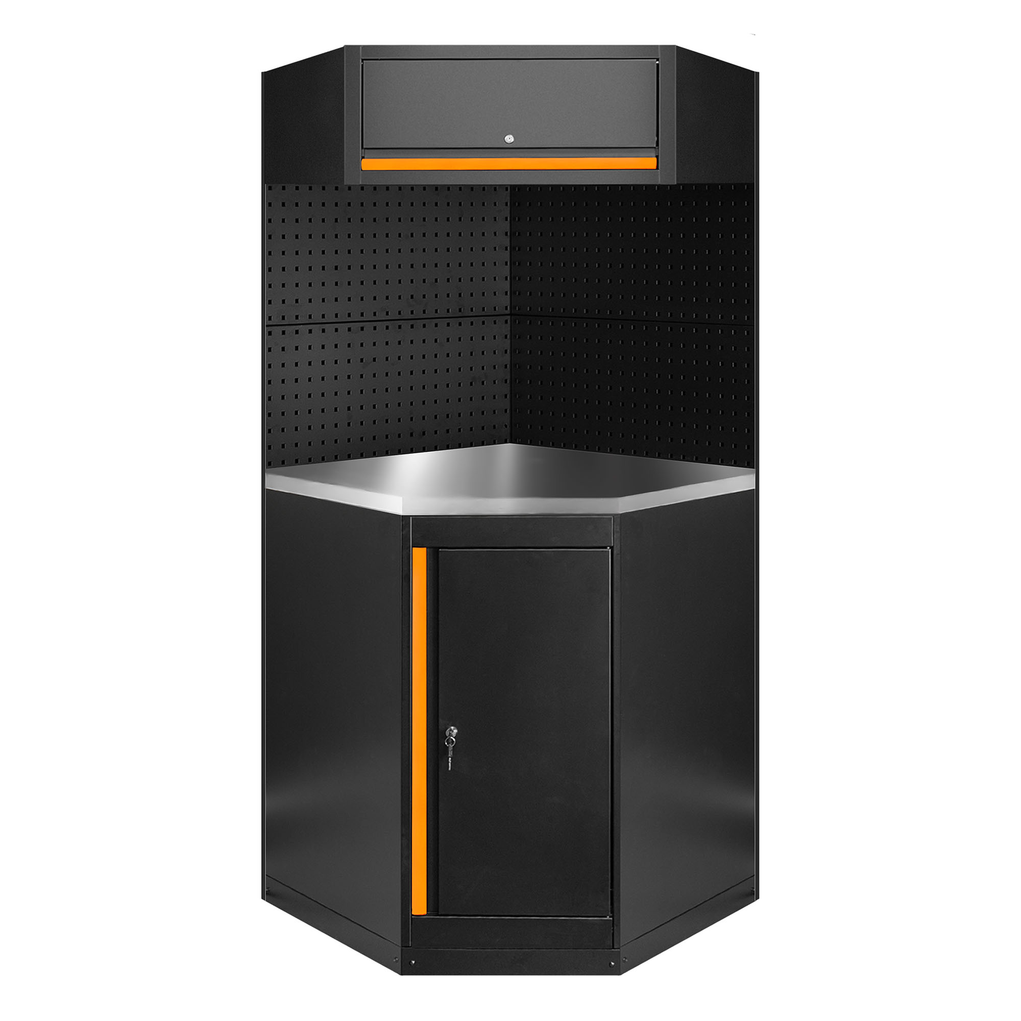Conjunto de Mobiliário Modular JBM 11 Peças Inox/Aço