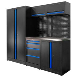 Conjunto de Móveis Modulares de Oficina JBM 13 Peças 2410x620x1950mm