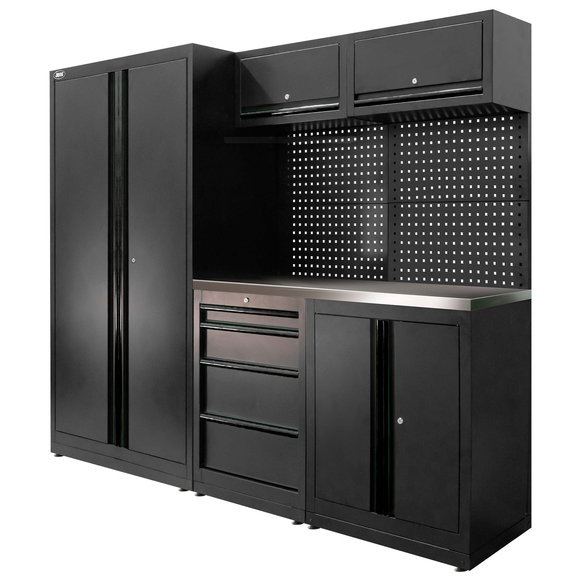 Conjunto de Móveis Modulares de Oficina JBM 13 Peças 2410x620x1950mm