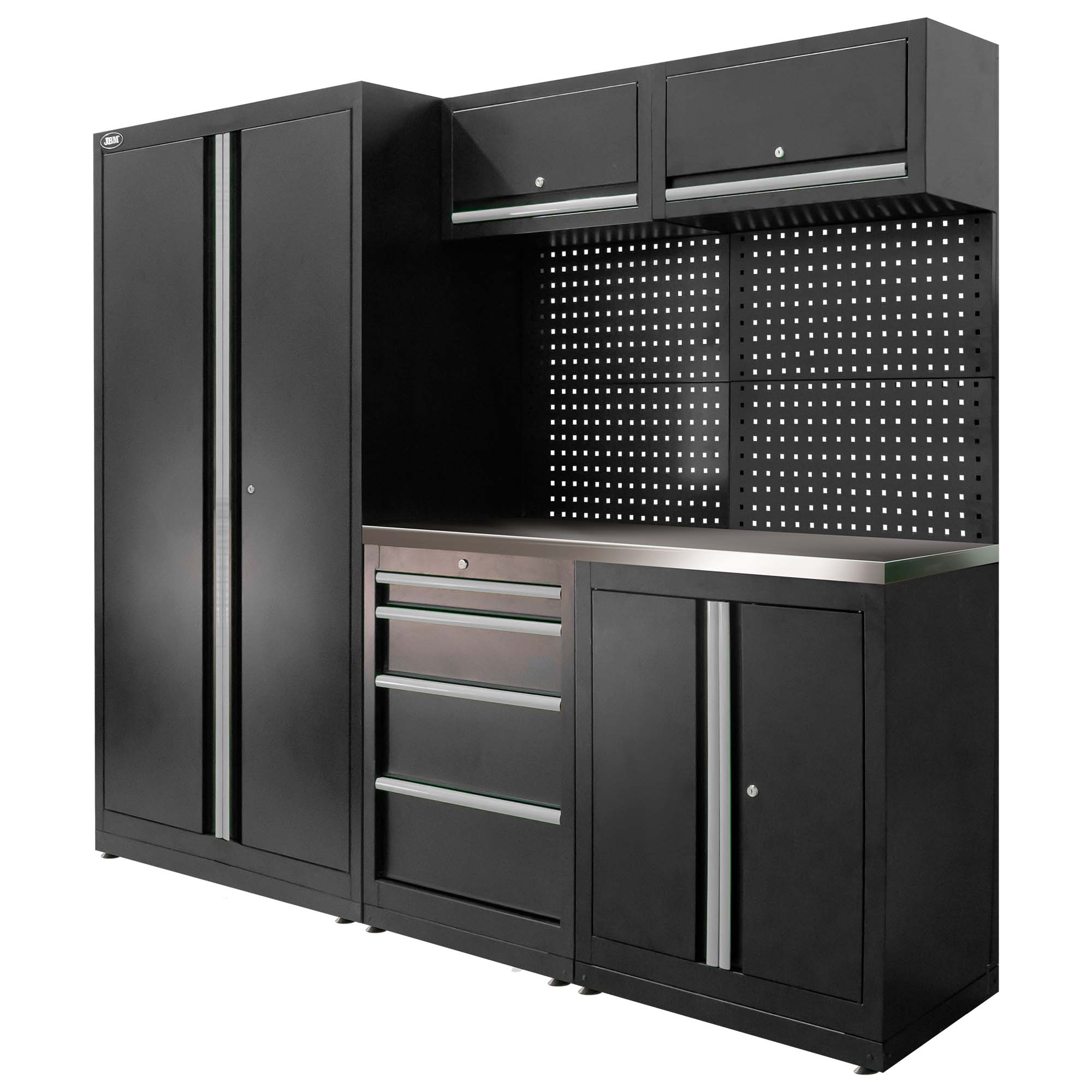Conjunto de Móveis Modulares de Oficina JBM 13 Peças 2410x620x1950mm
