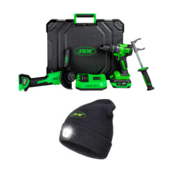 Kit Rebarbadora Angular e Berbequim JBM a Bateria