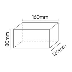 TACO DE GOMA PARA ELEVADOR 160X120X80MM | - Image 2