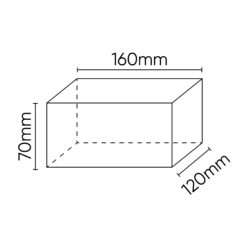 TACO DE GOMA PARA ELEVADOR 160X120X70MM | - Image 2