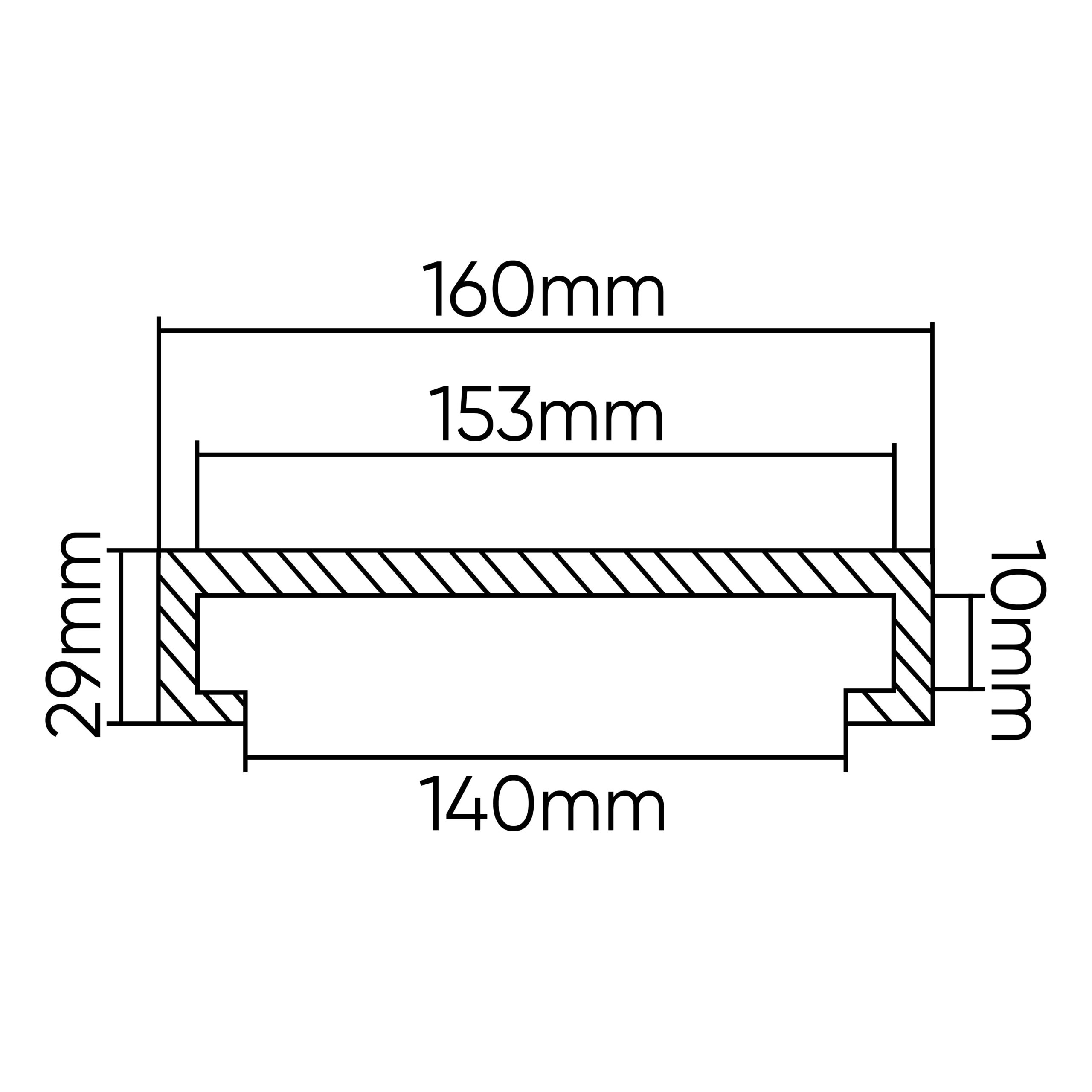 Taco de Goma para Elevador JBM 160x29mm KONI/ROMERICO/CAR-O-LINER