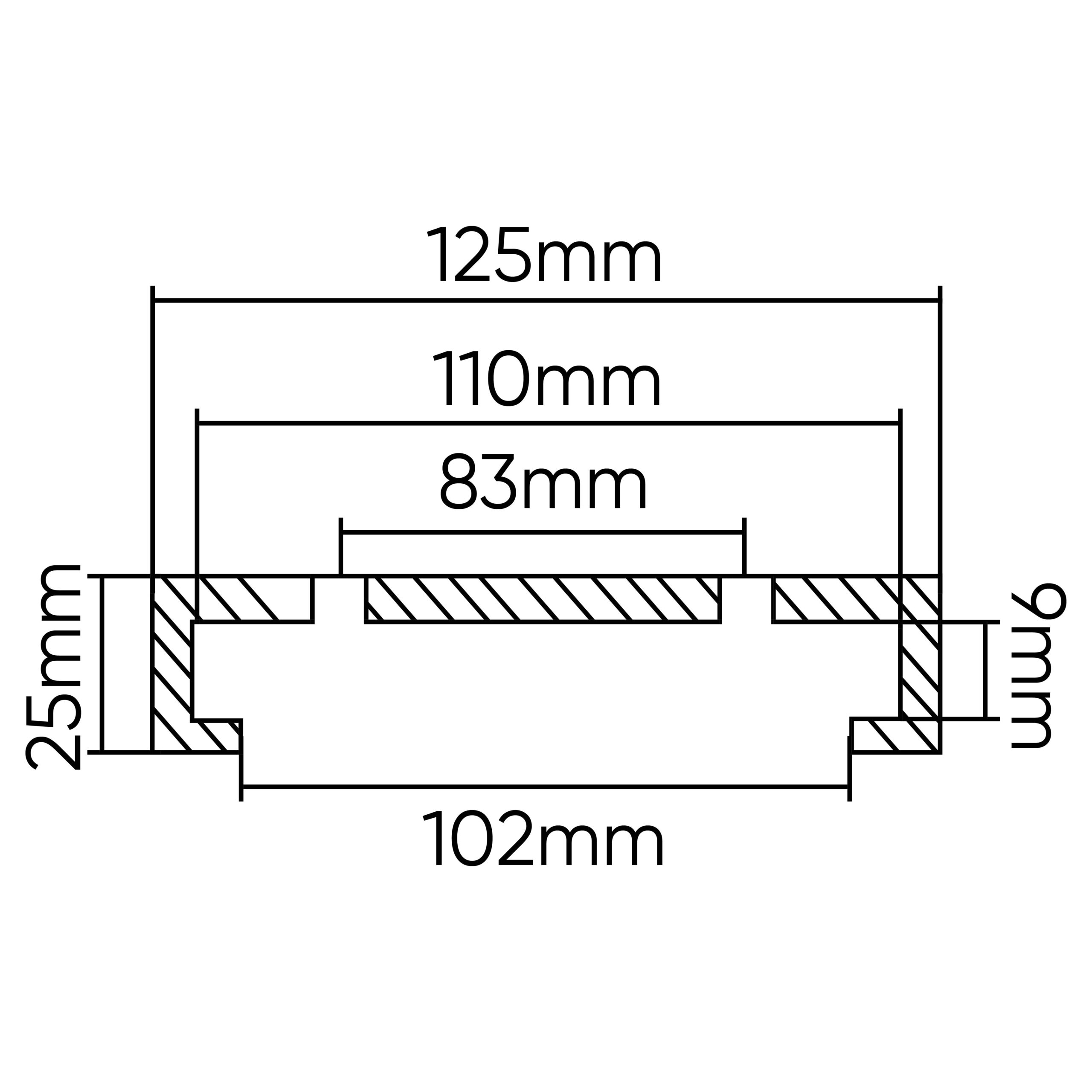 Taco de Goma para Elevador SLIFT/IME 125mm JBM 125x25mm