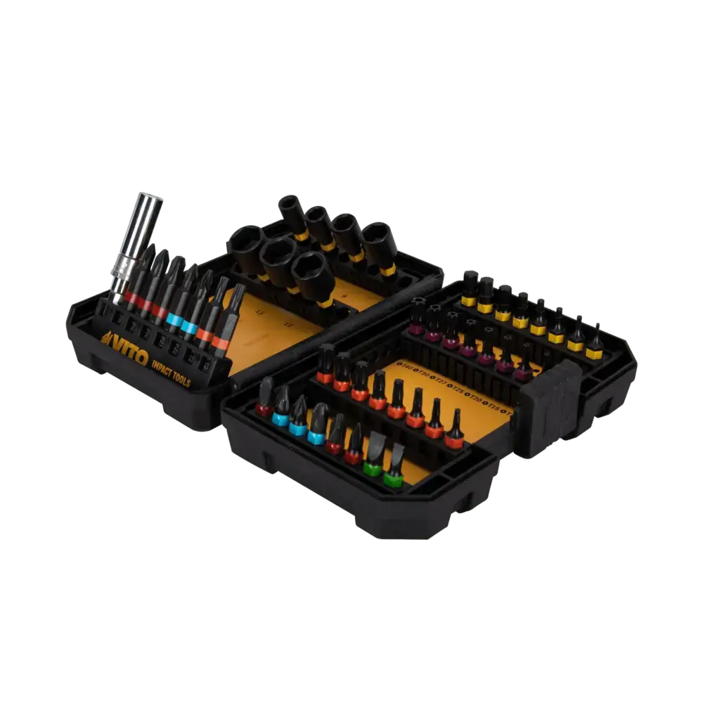 Conjunto de 47 Bits de Impacto VITO Aço S2