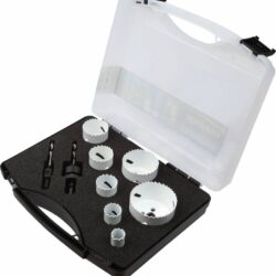 Jogo de Serras Craneanas Bimetal DIAGER 8% Cobalto 19-68mm - 9 Peças