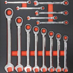 Módulo de Espuma DRAKKAR 14 Chaves Mistas de Roquete 8-24mm