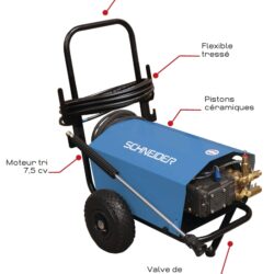 Lavadora de Alta Pressão Água Fria SCHNEIDER 380V 21 l/min 150 bar 5.5kW - Image 2