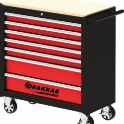 Carro de Ferramentas DRAKKAR XXL 7 Gavetas com 254 Ferramentas