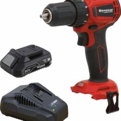 Berbequim Aparafusador Brushless DRAKKAR 20V 40Nm 2 Velocidades