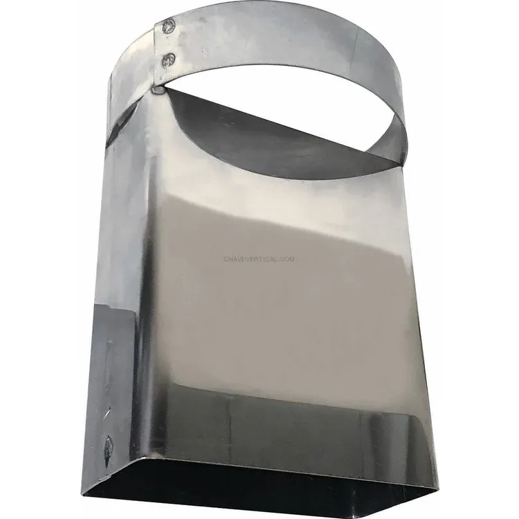 Adaptador de Chaminé SCHNEIDER Ø130mm Inox 175mm