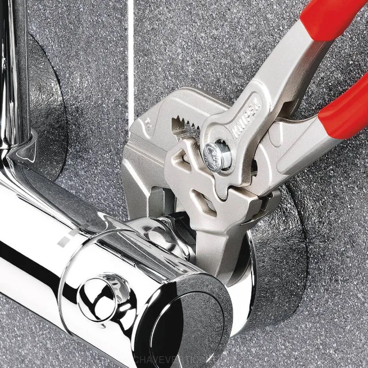Alicate Chave KNIPEX 125mm com Botão de Regulação