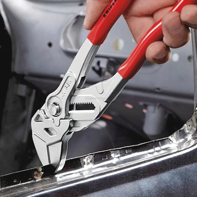 Alicate Chave KNIPEX 150mm com Botão de Regulação em Cartela - Image 5