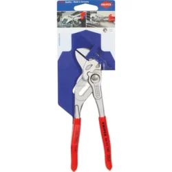 Alicate Chave KNIPEX 180mm com Botão de Regulação em Cartela