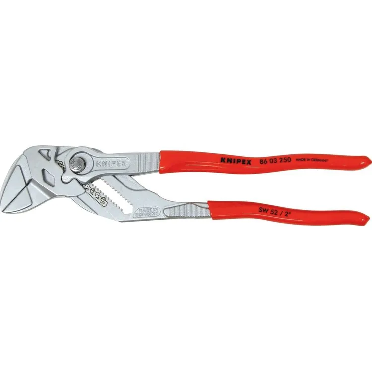 Alicate Chave KNIPEX 250mm com Botão de Regulação em Cartela