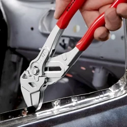 Alicate Chave KNIPEX 250mm com Botão de Regulação em Cartela