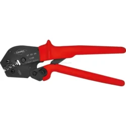 Alicate de Crimpagem KNIPEX para Terminais Planos Não Isolados