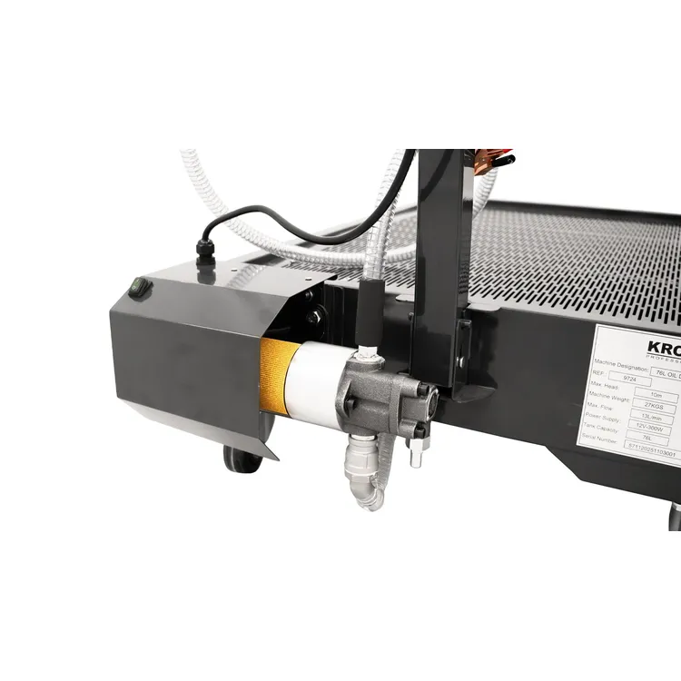 Aparadeira de Óleo C/ Bomba Elétrica KROFTOOLS 76L 12V 13L/min