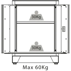 Armário Baixo DRAKKAR 2 Portas 680x458x987mm 60kg