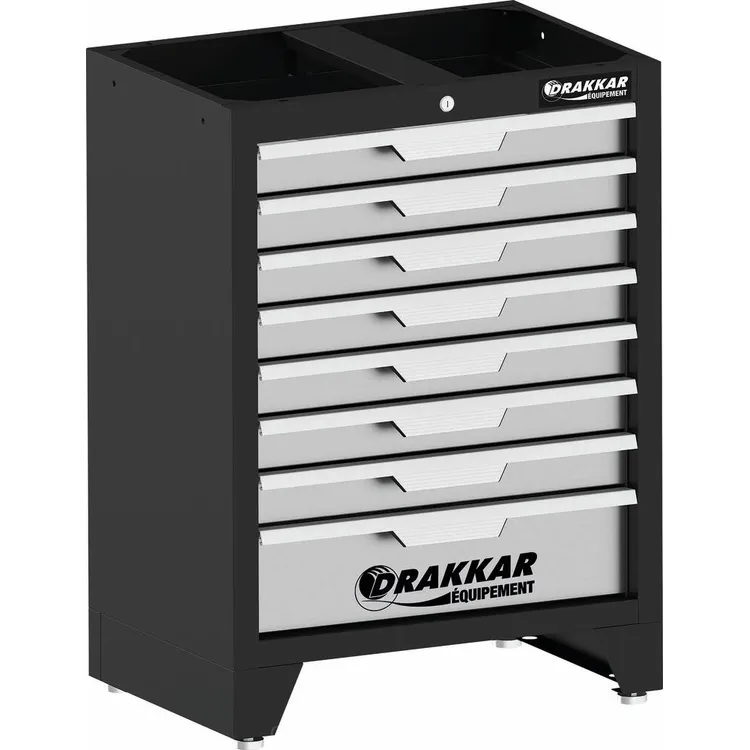 Armário Baixo DRAKKAR 8 Gavetas 680x458x987mm 150kg