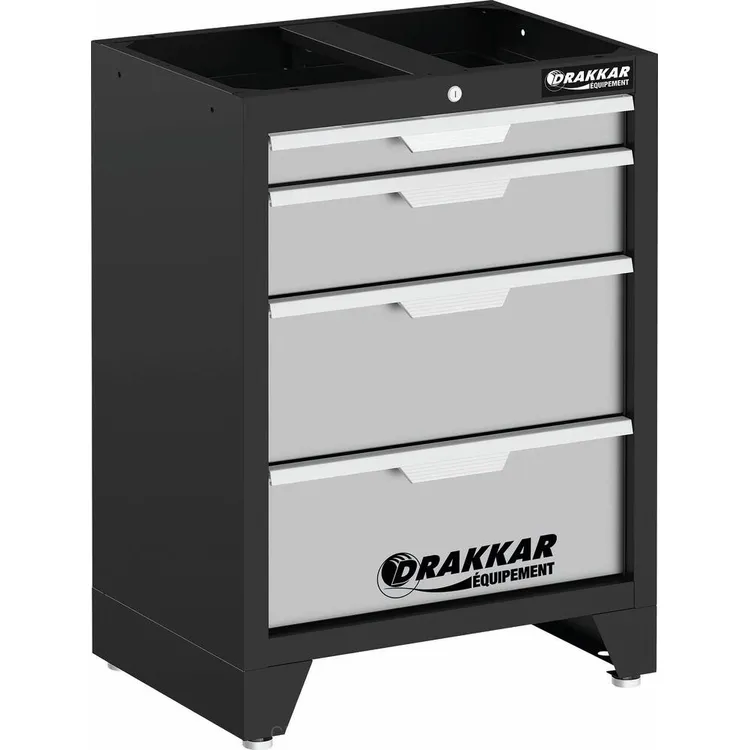 Armário Baixo DRAKKAR com 4 Gavetas 680x458x987mm 150kg