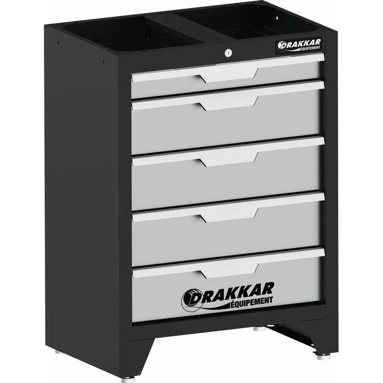 Armário Baixo DRAKKAR com 5 Gavetas para Mobiliário de Oficina 680x458x987mm