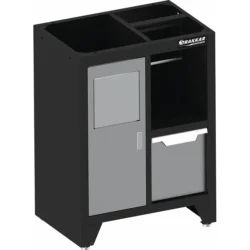 Armário Baixo DRAKKAR com Caixote e Suporte para Rolo 680x458x987mm